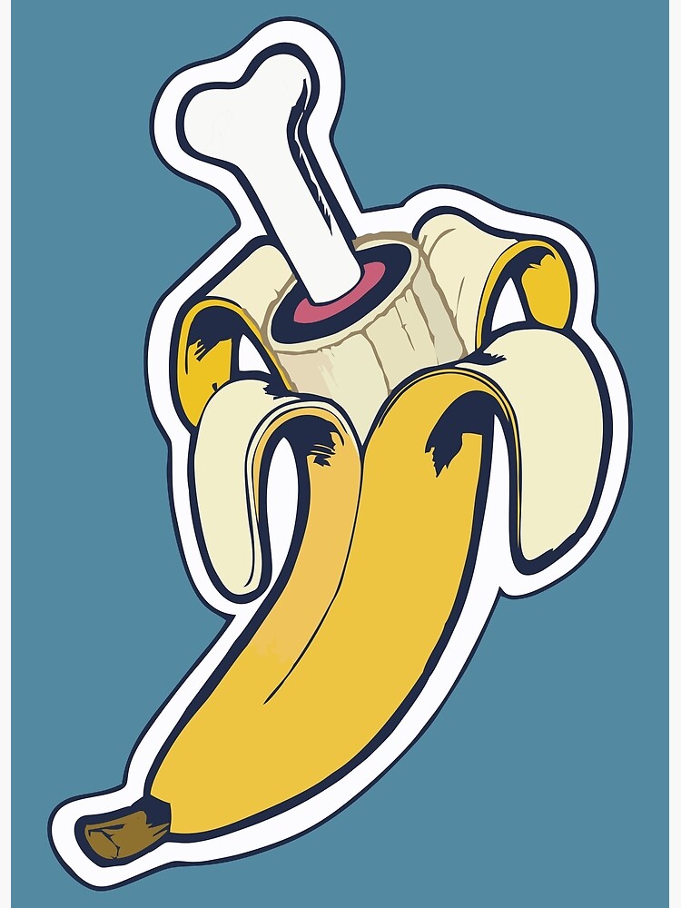 Scary Banana Art Prints for Sale