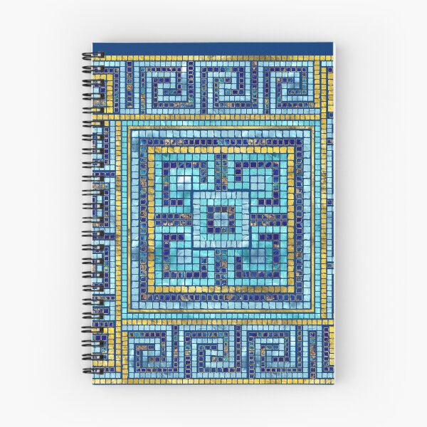Item preview, Mosaic Tile Greek Meander Key  designed and sold by k9printart.