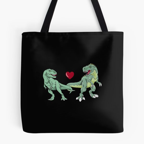 Item preview, Double T-Rex Love – Cute Dinosaur Love Heart designed and sold by PrintPress.