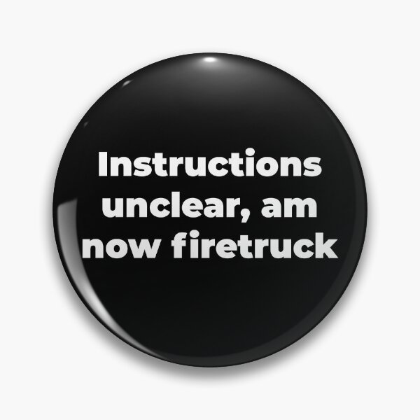Item preview, Instructions unclear, am now firetruck designed and sold by Zexten.