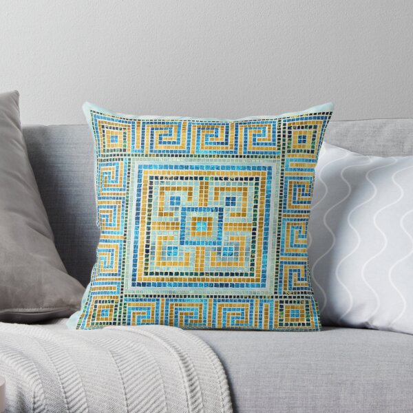 designer pillow windsor smith pillow geometric pillow Greek Key