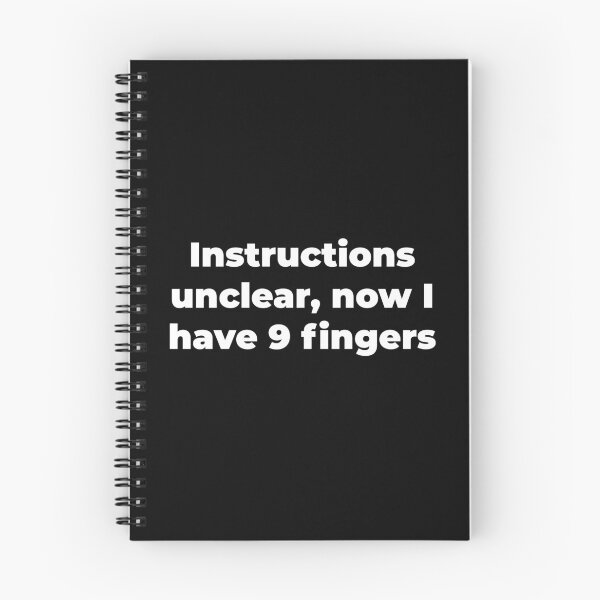 Item preview, Instructions unclear, now I have 9 fingers designed and sold by Zexten.