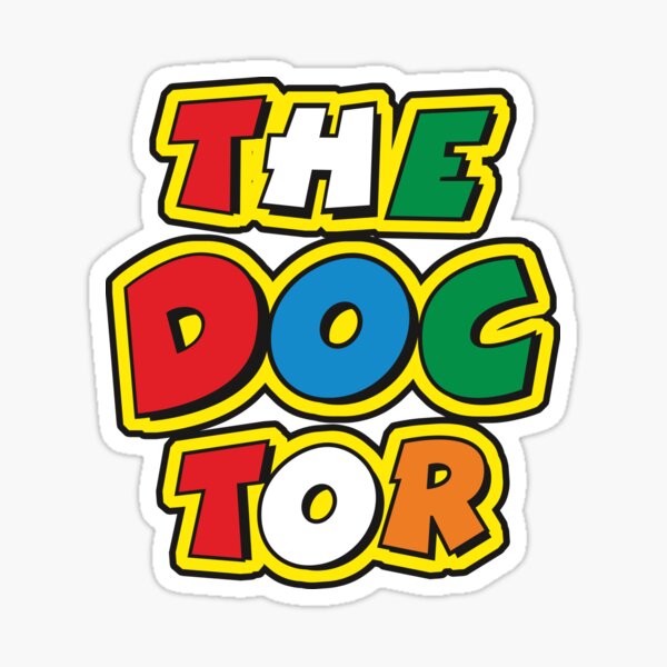 MotoGp V Rossi El Doctor Pegatina