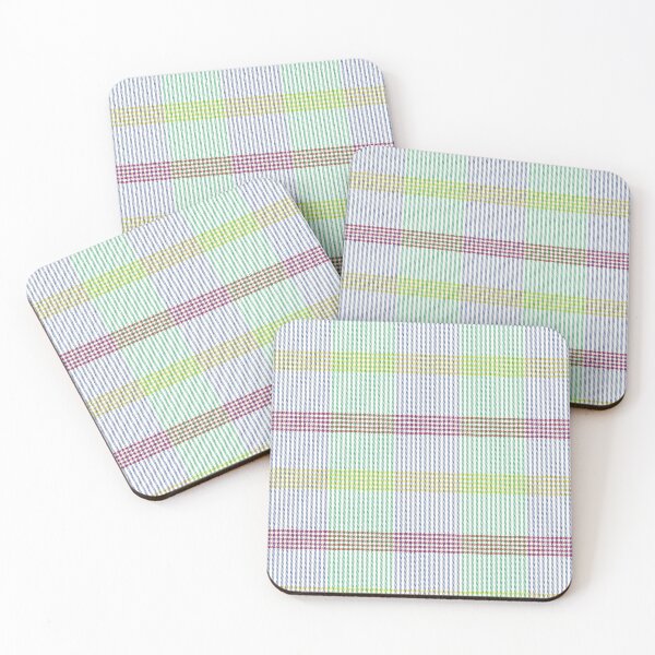 Item preview, Rainbow Plaid Tartan Textured Pattern designed and sold by Siu-Hong Mok.