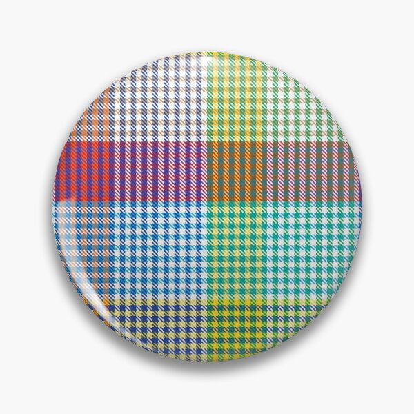 Item preview, Rainbow Plaid Tartan Textured Pattern designed and sold by Siu-Hong Mok.