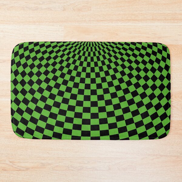 Item preview, Pattern Chessboard Black And Green designed and sold by digoarpi.