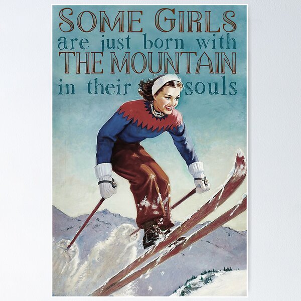 Item preview, Vintage Some Girls Are Just Born With The Mountain In Their Souls designed and sold by LuvSeven.