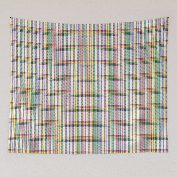 Item preview, Rainbow Plaid Tartan Textured Pattern designed and sold by Siu-Hong Mok.