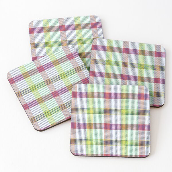 Item preview, Rainbow Plaid Tartan Textured Pattern designed and sold by Siu-Hong Mok.