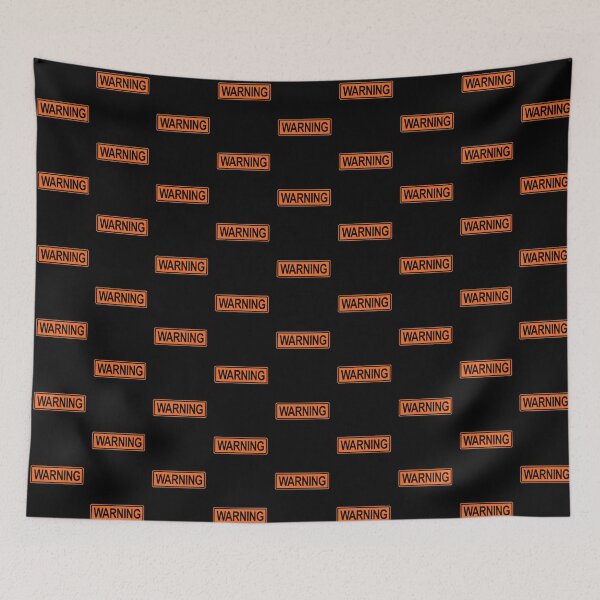 Item preview, WARNING Hazard Sign designed and sold by Zentropik.