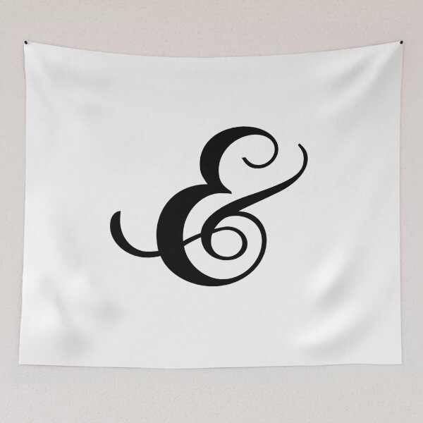 Item preview, Ampersand Typography Design, variation 1 script designed and sold by ClickForMore.