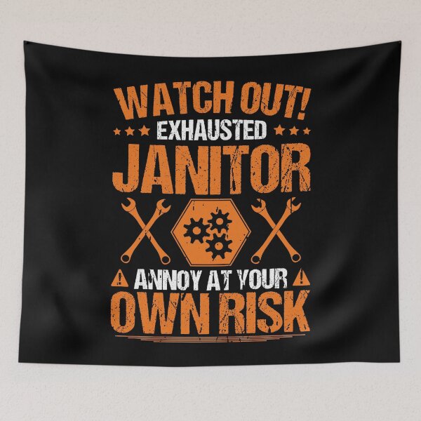 Item preview, Janitor Caretaker Gift Idea Present designed and sold by Krautshirts.