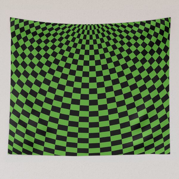 Item preview, Pattern Chessboard Black And Green designed and sold by digoarpi.