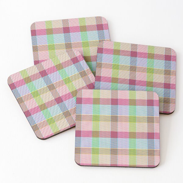 Item preview, Rainbow Plaid Tartan Textured Pattern designed and sold by Siu-Hong Mok.