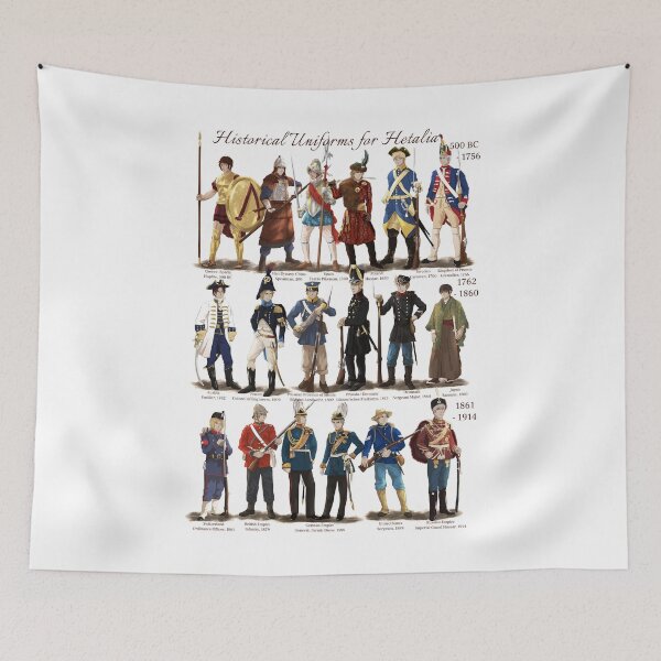 Item preview, Hetalia in Historical Uniforms designed and sold by silentrebel.