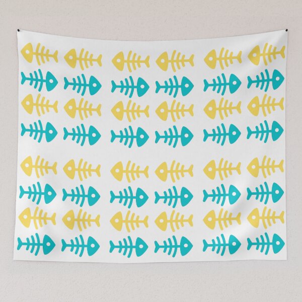 Item preview, Fish skeletons - Simple and original design - Kook Art designed and sold by KookArt.