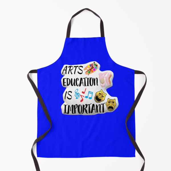 Item preview, Arts Education Is Important with Artist Paint Palette, Ballet Shoes, Drama Masks and Music Notes (Shaped Background) designed and sold by ArtByLM.