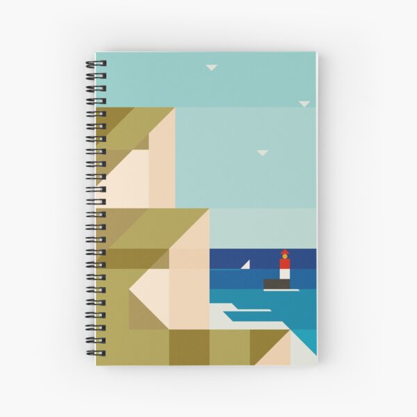 Seacliffs Spiral Notebook