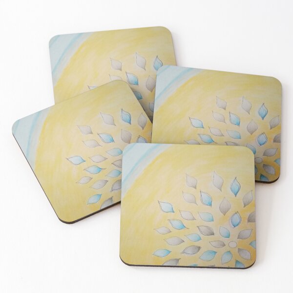 Item preview, Yellow and Blue Petal Burst designed and sold by EmilyAmeliaArt.