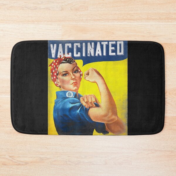 Item preview, Pro Vaccine, I Got Vaccinated, Want a hug_ Rosie The Riveter T-Shirt designed and sold by Lukifo-Glacier.