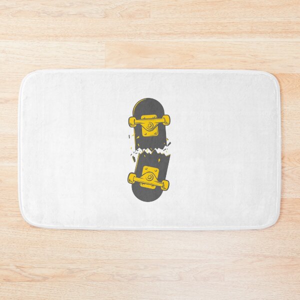 Item preview, Broken Skateboard Yellow designed and sold by NoelNimmad.