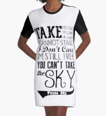 Firefly Theme song quote Graphic T-Shirt Dress