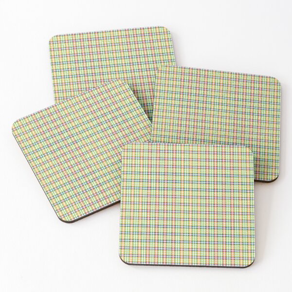 Item preview, Rainbow Plaid Tartan Textured Pattern designed and sold by Siu-Hong Mok.