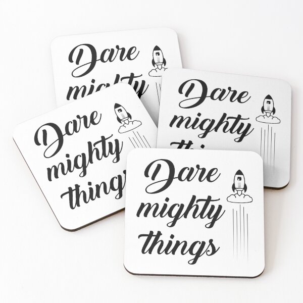 Item preview, Dare mighty things! designed and sold by angelisart.
