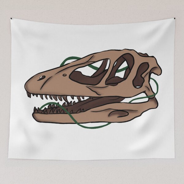 Item preview, Deinonychus skull and vines designed and sold by Dawnfeather.