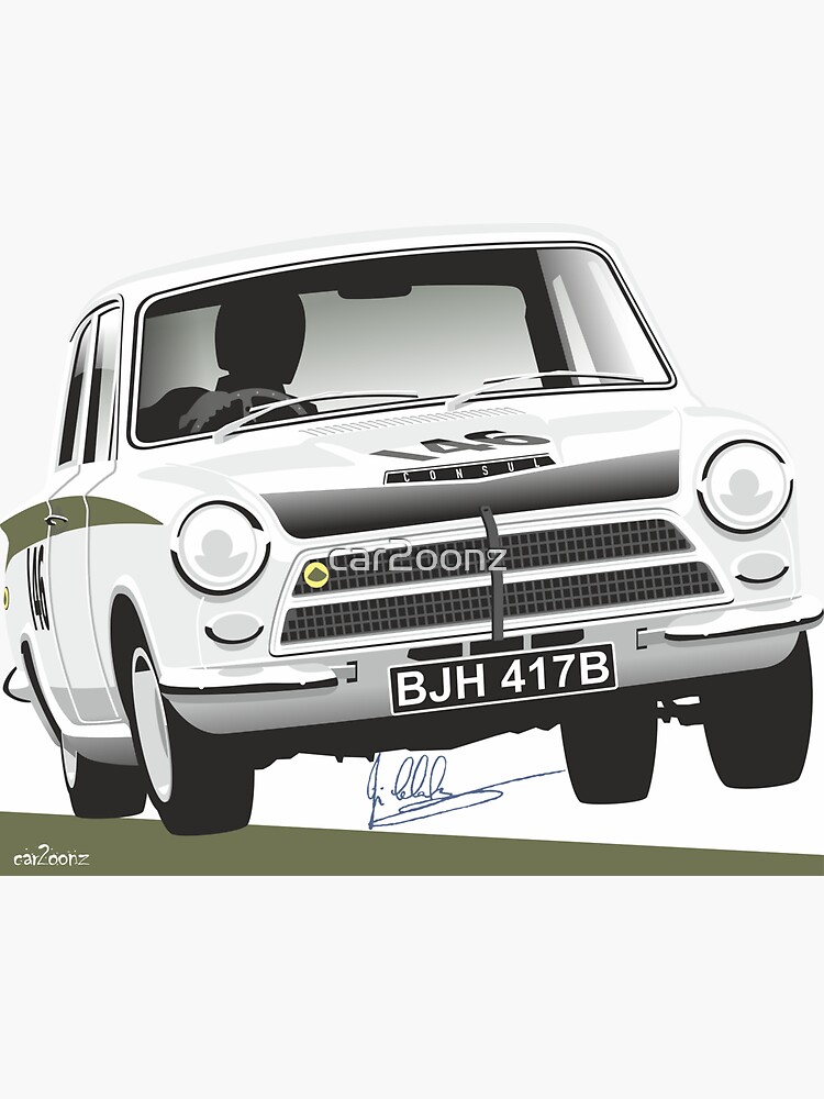 Jim Clark's Ford Cortina Lotus 1964 by car2oonz
