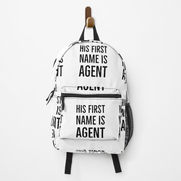 Item preview, His first name is agent designed and sold by Gingatoo.