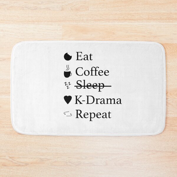 Item preview, Eat coffee K-drama designed and sold by elvadragon.