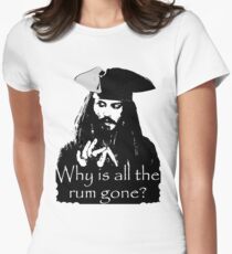 Jack sparrow Women's Fitted T-Shirt