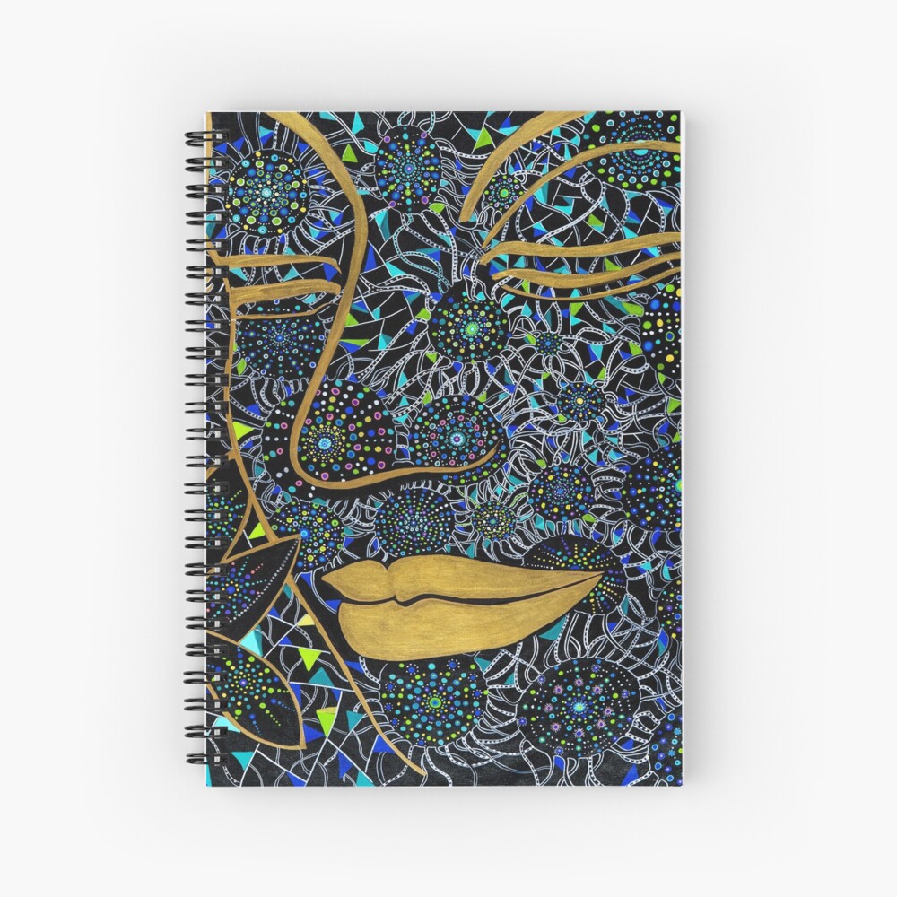 Aperçu de l'œuvre Cahier à spirale créée et vendue par Graine-de-Lune.