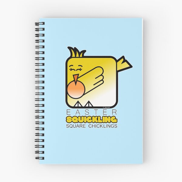 Item preview, Easter Chickling Retro Square Squickling Powder Blue designed and sold by Quooki.