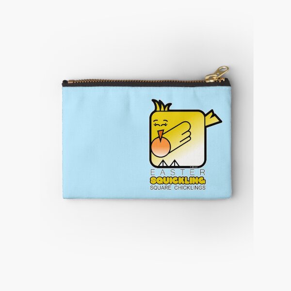 Item preview, Easter Chickling Retro Square Squickling Powder Blue designed and sold by Quooki.