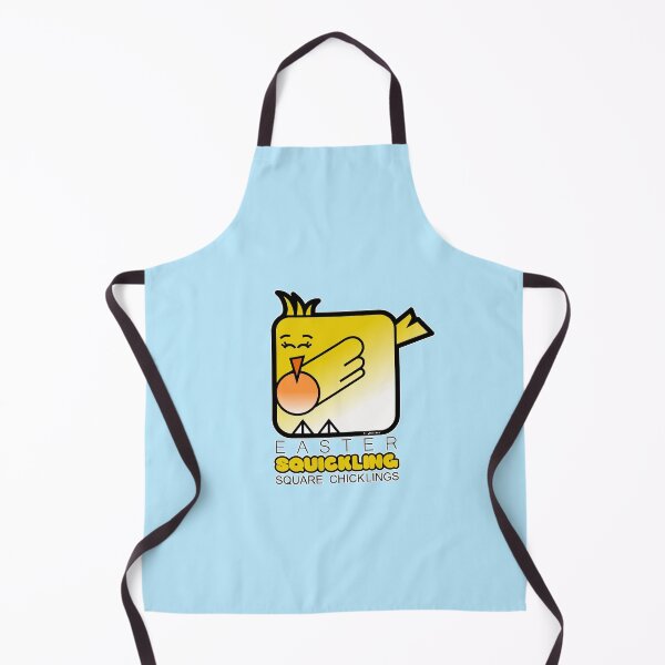 Item preview, Easter Chickling Retro Square Squickling Powder Blue designed and sold by Quooki.