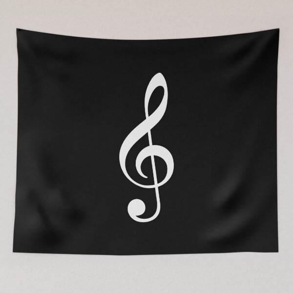 Item preview, Music lover's G-clef / treble clef musical notation designed and sold by ClickForMore.