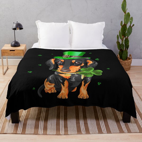 Item preview, Funny Irish Dachshund St Patricks Day Shamrock Wiener Dog Lovers designed and sold by tuanitus.