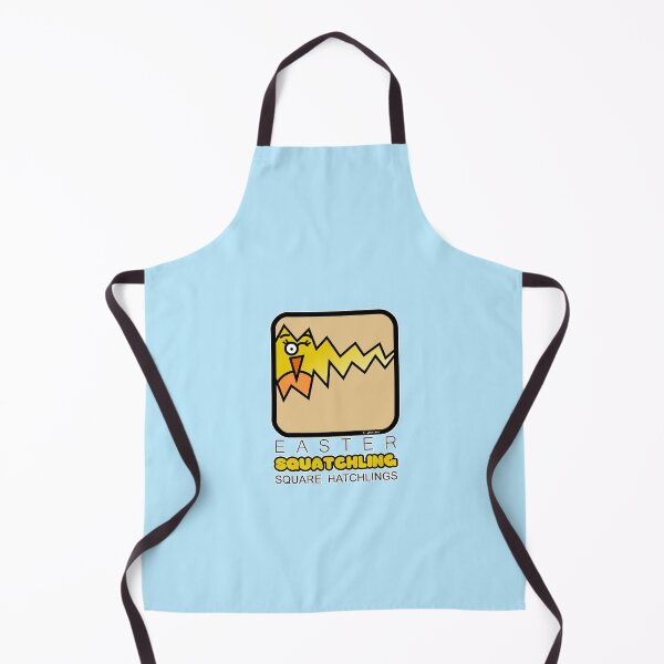 Item preview, Easter Hatchling Retro Square Squatchling Powder Blue designed and sold by Quooki.