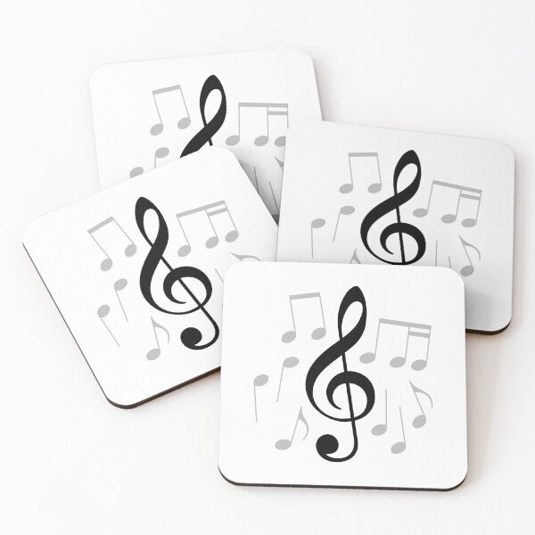 Item preview, Music lover's G-clef / treble clef with music notes designed and sold by ClickForMore.
