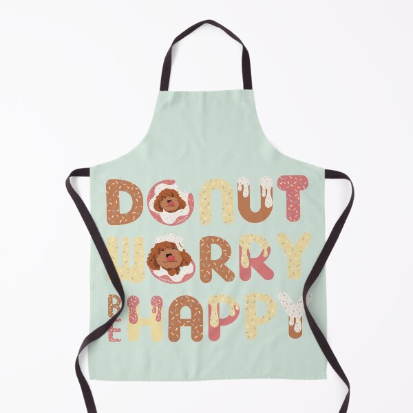 Item preview, Hoku the Poodle - Donut Worry Be Happy designed and sold by Chryeating Sparks.