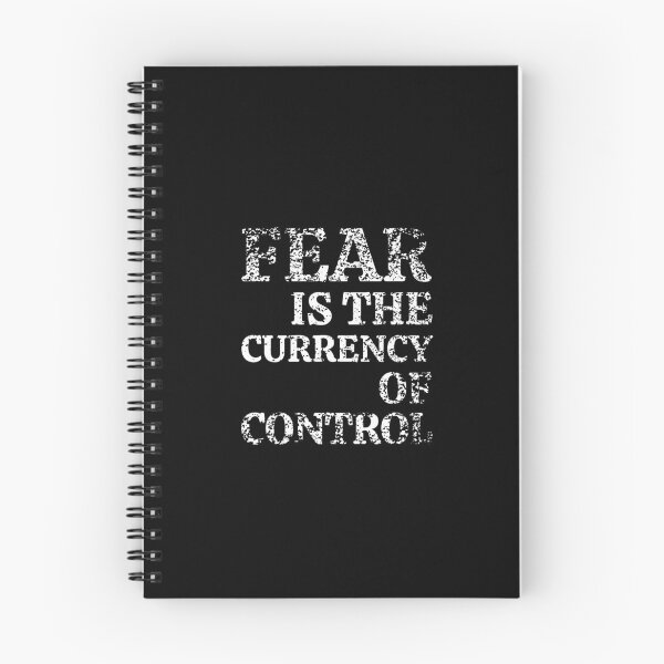 Item preview, Fear is the currency of control designed and sold by NomadMessenger.