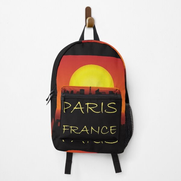 Item preview, Paris France, Addicted to paris, City skyscraper skylines sunset retro silhouette designed and sold by Cheffsspecials.