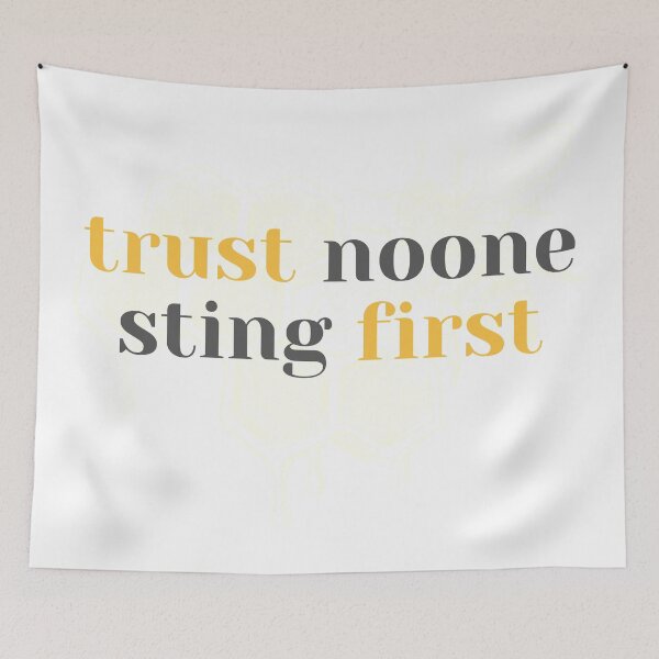 Item preview, Trust No-one Sting First designed and sold by KeleCo.