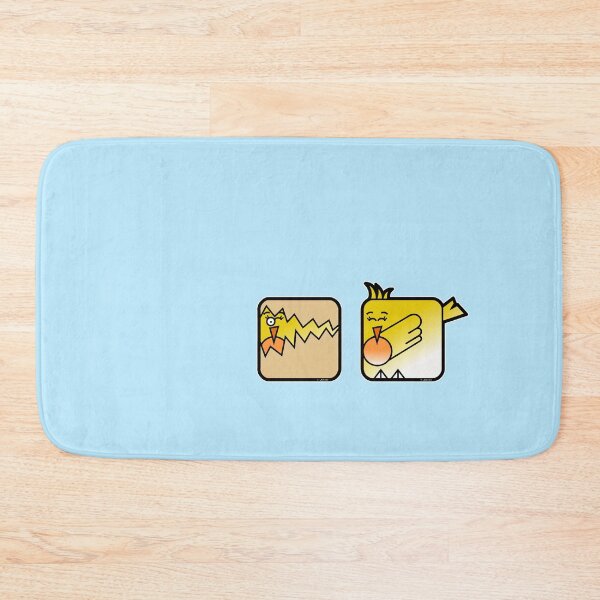 Item preview, Easter Chicklings Retro Square Squicklings Powder Blue designed and sold by Quooki.