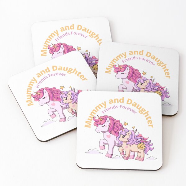 Item preview, Mummy and Daughter friends forever - Super Cute Unicorn designed and sold by Speckledfrog.