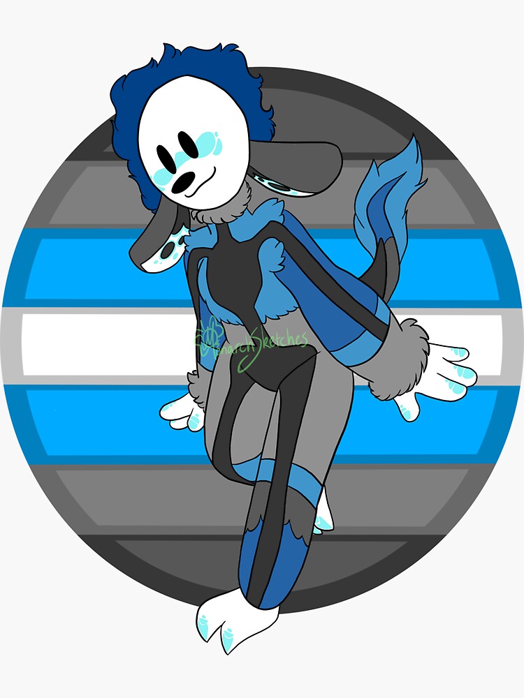 "Manny Demiboy Gender LGBTQ* Pride MonarchSketches Character" Sticker