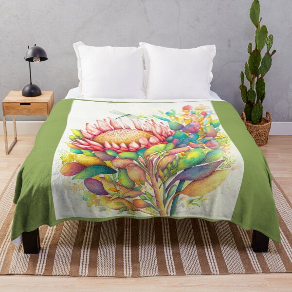 Item preview, Protea & Dragonfly designed and sold by artofealain.