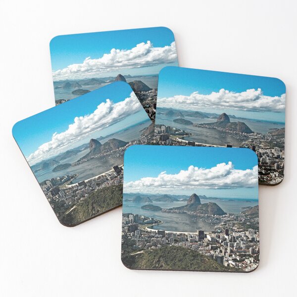 Item preview, Rio Sugarloaf  Coastline View from Corcovado Mountain, Brazil designed and sold by worldways.
